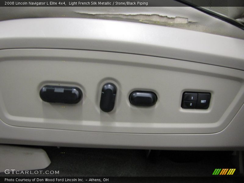 Light French Silk Metallic / Stone/Black Piping 2008 Lincoln Navigator L Elite 4x4