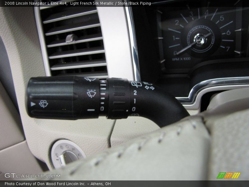 Light French Silk Metallic / Stone/Black Piping 2008 Lincoln Navigator L Elite 4x4