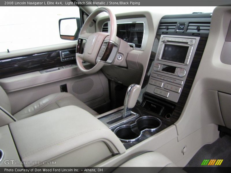 Light French Silk Metallic / Stone/Black Piping 2008 Lincoln Navigator L Elite 4x4