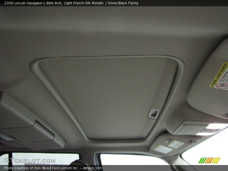 Light French Silk Metallic / Stone/Black Piping 2008 Lincoln Navigator L Elite 4x4
