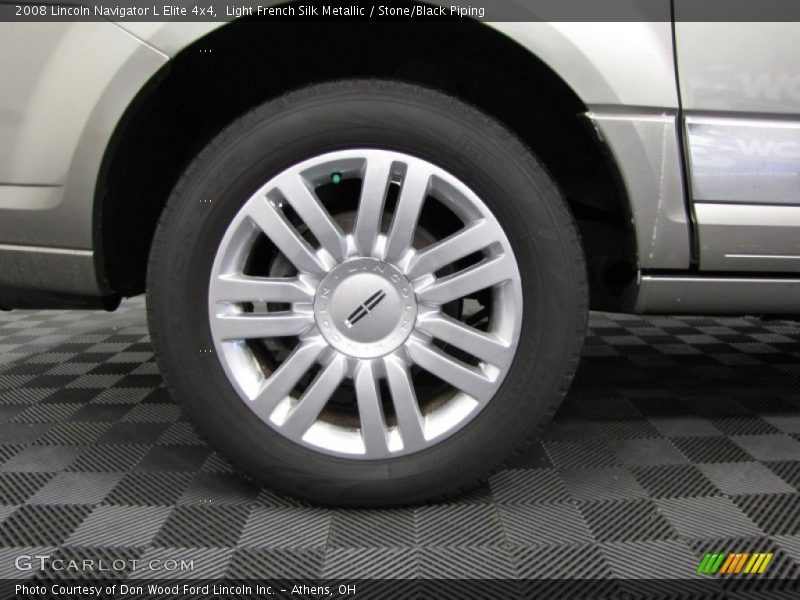 Light French Silk Metallic / Stone/Black Piping 2008 Lincoln Navigator L Elite 4x4