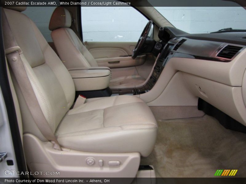 White Diamond / Cocoa/Light Cashmere 2007 Cadillac Escalade AWD