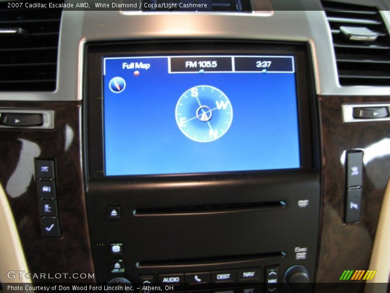 White Diamond / Cocoa/Light Cashmere 2007 Cadillac Escalade AWD