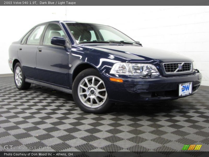 Dark Blue / Light Taupe 2003 Volvo S40 1.9T