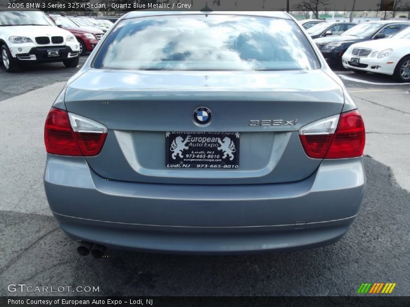 Quartz Blue Metallic / Grey 2006 BMW 3 Series 325xi Sedan