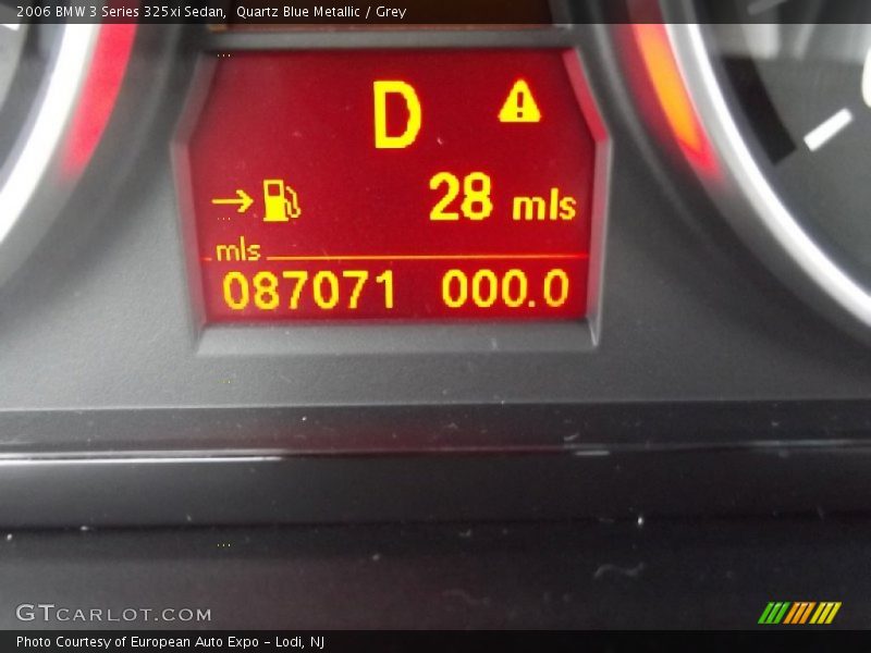 Quartz Blue Metallic / Grey 2006 BMW 3 Series 325xi Sedan