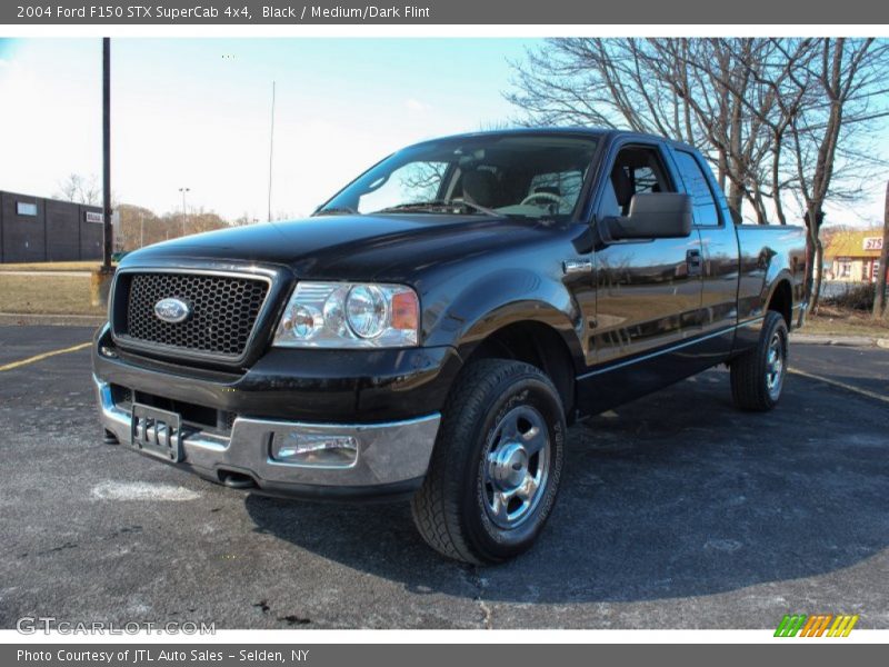 Black / Medium/Dark Flint 2004 Ford F150 STX SuperCab 4x4