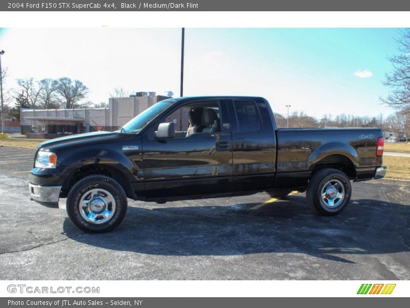 Black / Medium/Dark Flint 2004 Ford F150 STX SuperCab 4x4