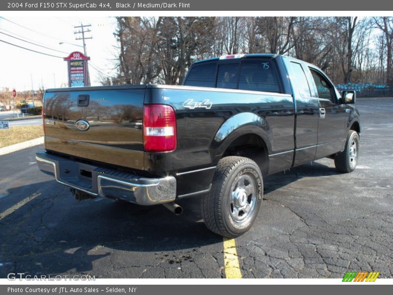 Black / Medium/Dark Flint 2004 Ford F150 STX SuperCab 4x4