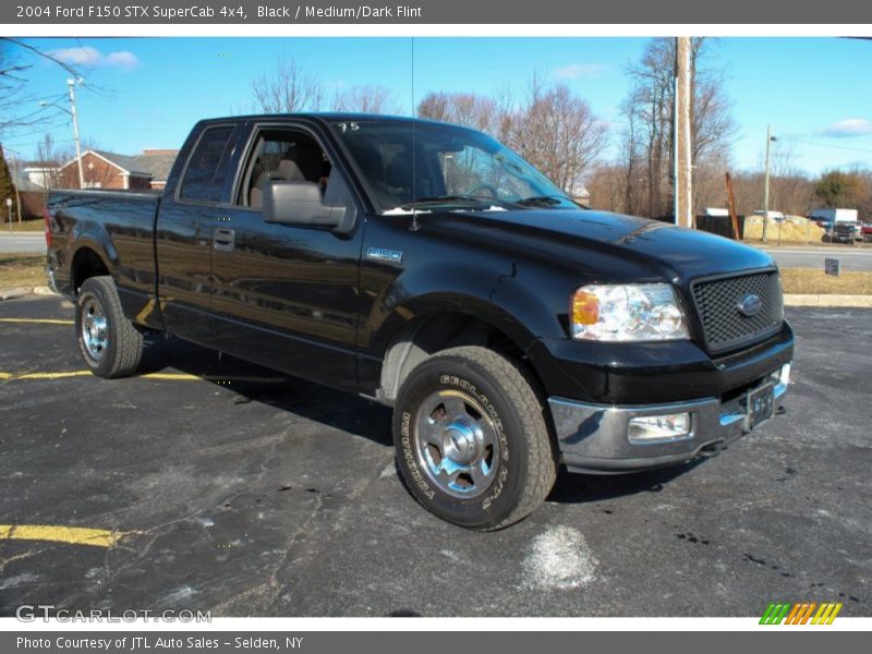Black / Medium/Dark Flint 2004 Ford F150 STX SuperCab 4x4