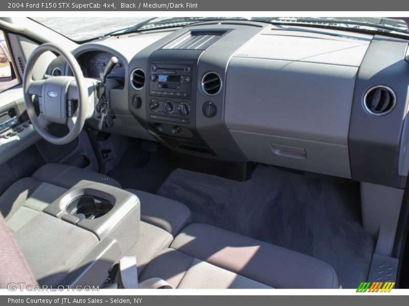 Black / Medium/Dark Flint 2004 Ford F150 STX SuperCab 4x4