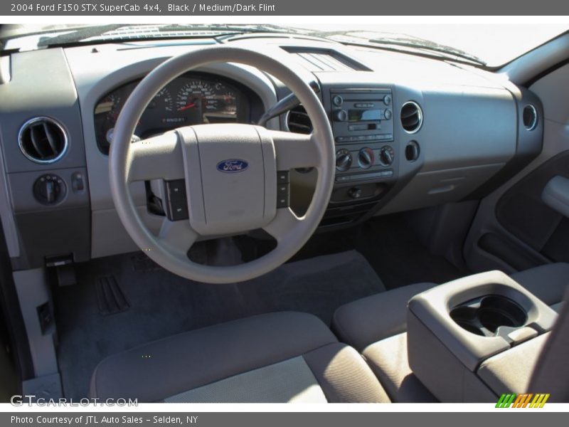 Black / Medium/Dark Flint 2004 Ford F150 STX SuperCab 4x4