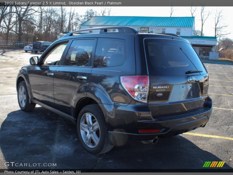Obsidian Black Pearl / Platinum 2009 Subaru Forester 2.5 X Limited