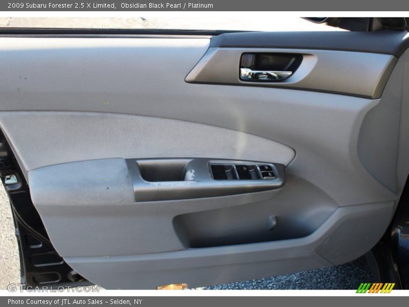 Obsidian Black Pearl / Platinum 2009 Subaru Forester 2.5 X Limited