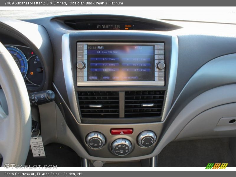 Obsidian Black Pearl / Platinum 2009 Subaru Forester 2.5 X Limited