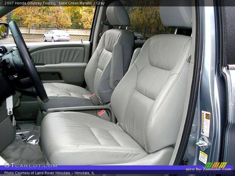 Slate Green Metallic / Gray 2007 Honda Odyssey Touring