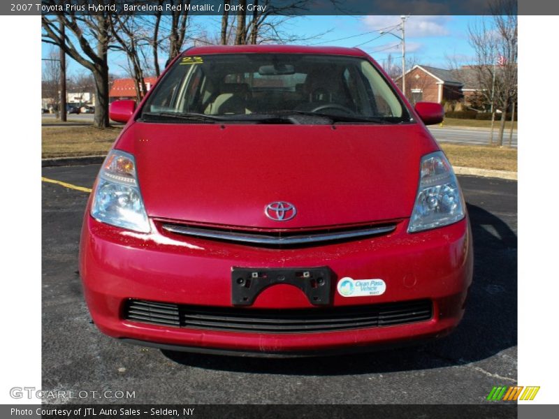 Barcelona Red Metallic / Dark Gray 2007 Toyota Prius Hybrid