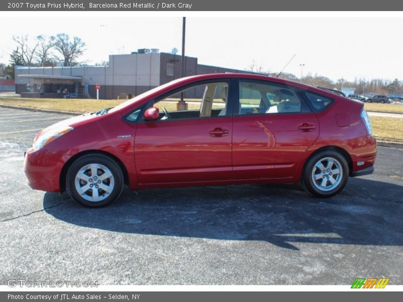 Barcelona Red Metallic / Dark Gray 2007 Toyota Prius Hybrid