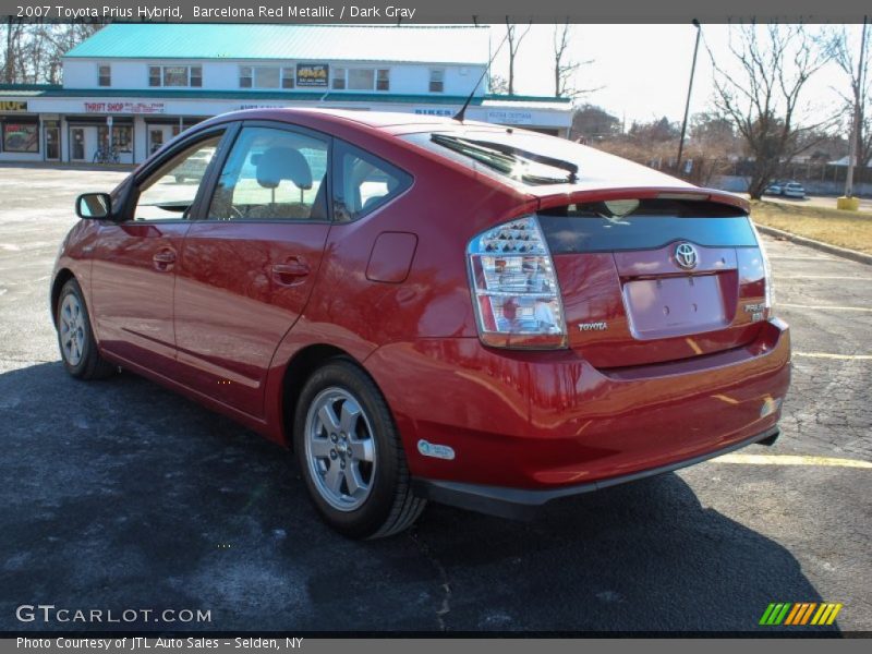 Barcelona Red Metallic / Dark Gray 2007 Toyota Prius Hybrid