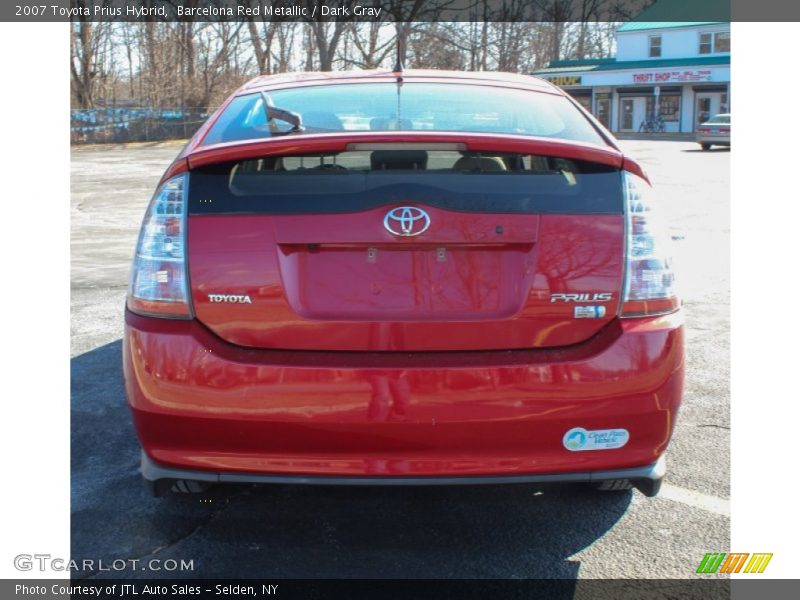 Barcelona Red Metallic / Dark Gray 2007 Toyota Prius Hybrid