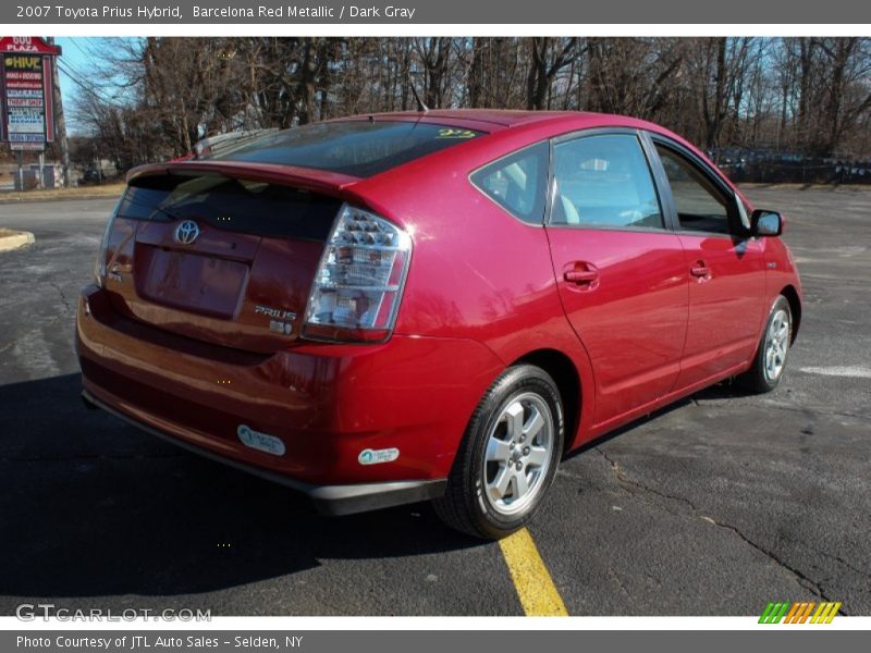 Barcelona Red Metallic / Dark Gray 2007 Toyota Prius Hybrid