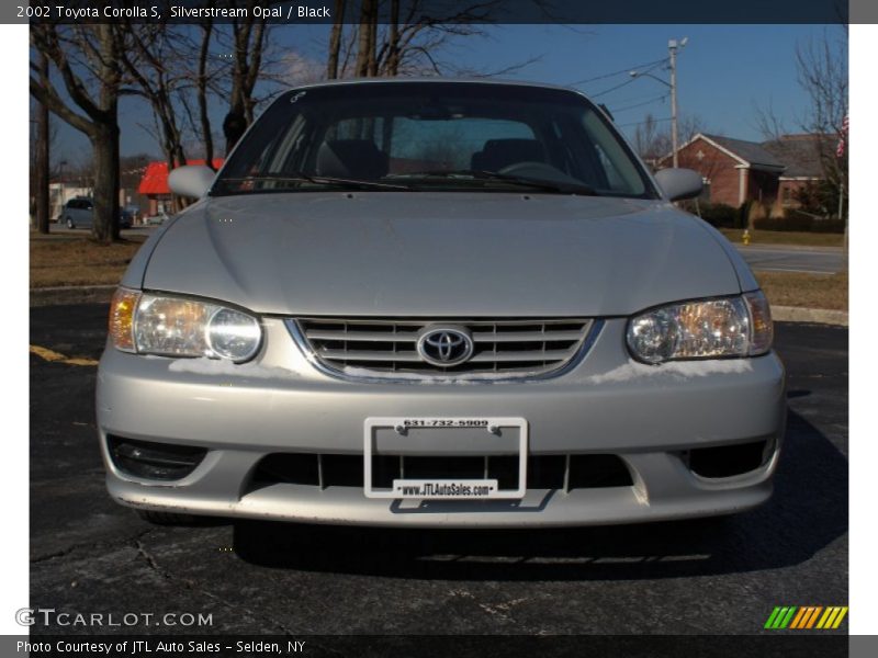 Silverstream Opal / Black 2002 Toyota Corolla S