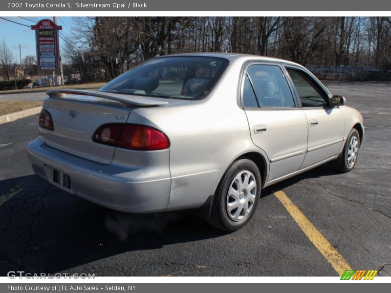 Silverstream Opal / Black 2002 Toyota Corolla S