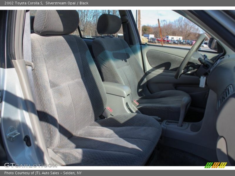 Silverstream Opal / Black 2002 Toyota Corolla S