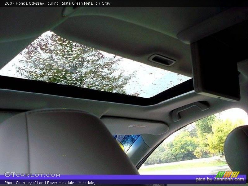 Slate Green Metallic / Gray 2007 Honda Odyssey Touring