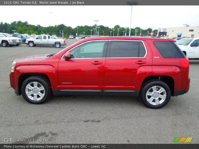 Merlot Jewel Metallic / Jet Black 2010 GMC Terrain SLE
