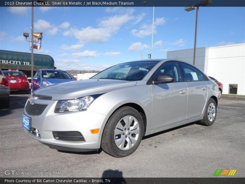 Silver Ice Metallic / Jet Black/Medium Titanium 2013 Chevrolet Cruze LS