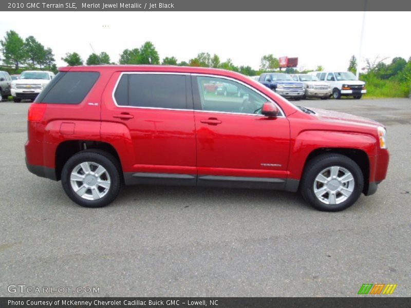 Merlot Jewel Metallic / Jet Black 2010 GMC Terrain SLE