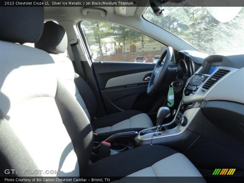 Silver Ice Metallic / Jet Black/Medium Titanium 2013 Chevrolet Cruze LS
