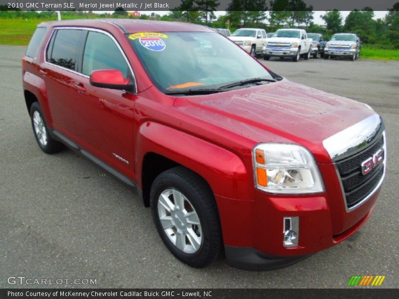 Merlot Jewel Metallic / Jet Black 2010 GMC Terrain SLE