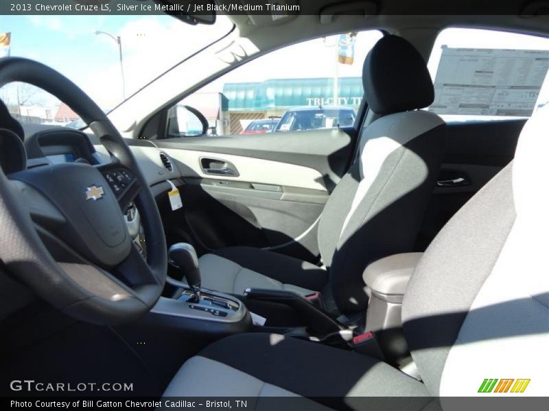 Silver Ice Metallic / Jet Black/Medium Titanium 2013 Chevrolet Cruze LS