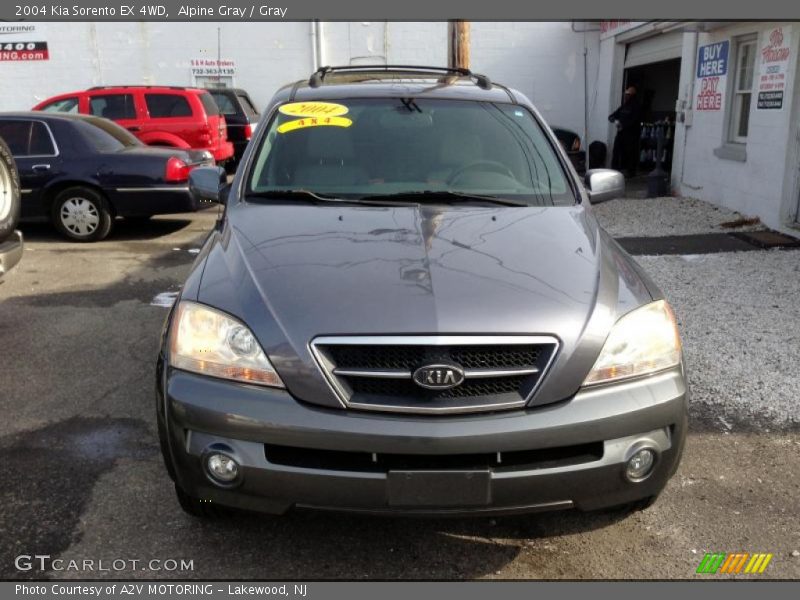 Alpine Gray / Gray 2004 Kia Sorento EX 4WD