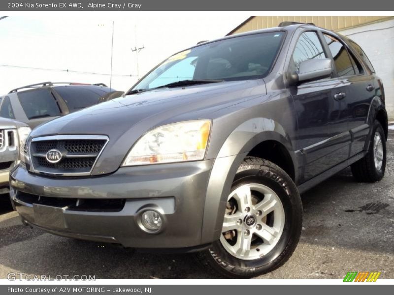 Alpine Gray / Gray 2004 Kia Sorento EX 4WD