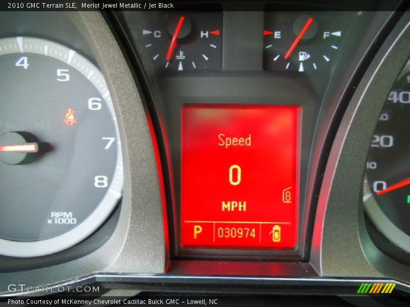 Merlot Jewel Metallic / Jet Black 2010 GMC Terrain SLE