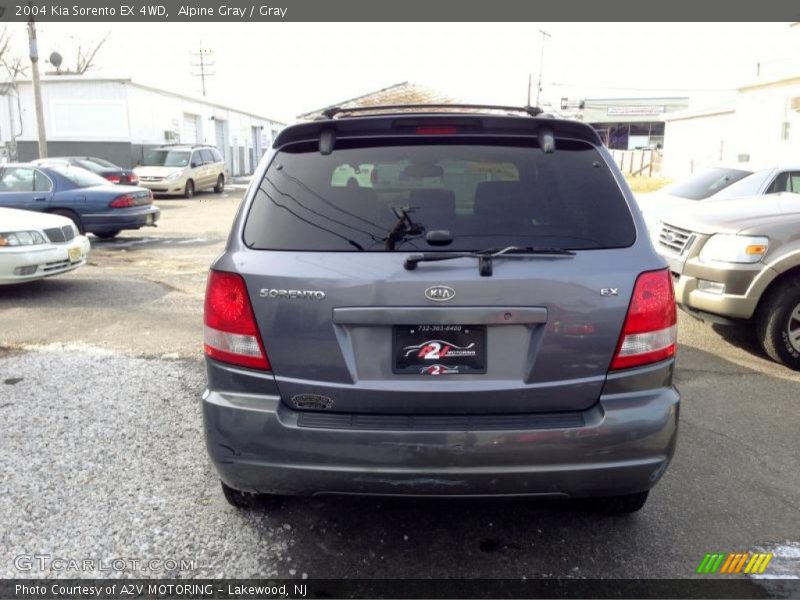 Alpine Gray / Gray 2004 Kia Sorento EX 4WD