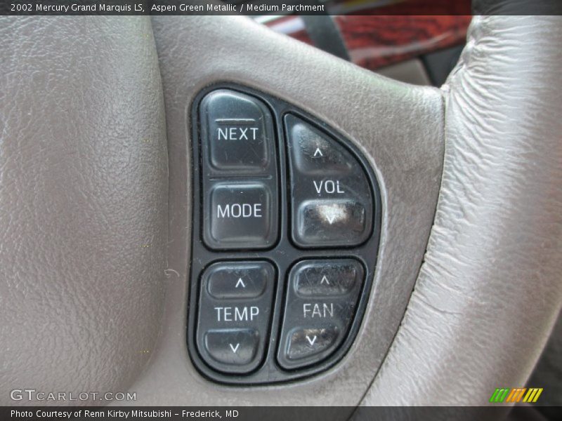 Aspen Green Metallic / Medium Parchment 2002 Mercury Grand Marquis LS