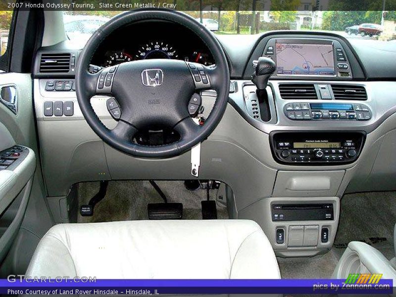 Slate Green Metallic / Gray 2007 Honda Odyssey Touring