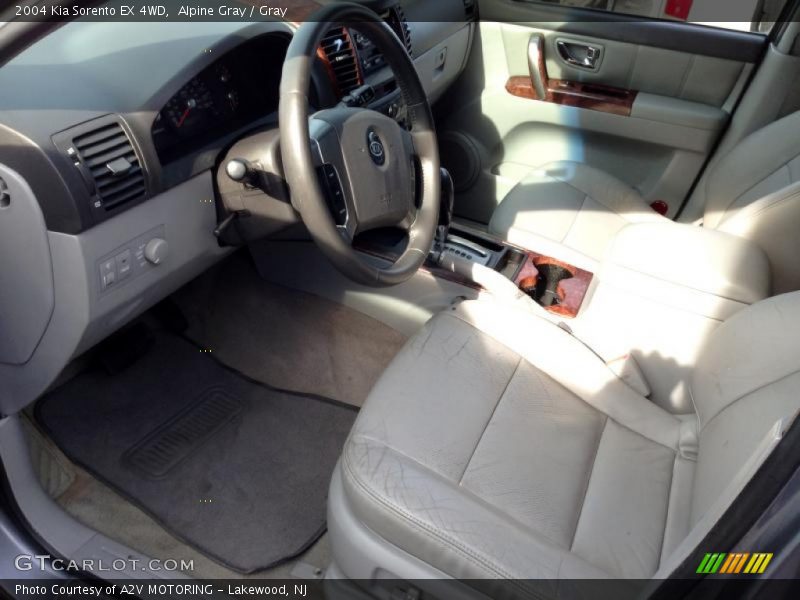 Alpine Gray / Gray 2004 Kia Sorento EX 4WD