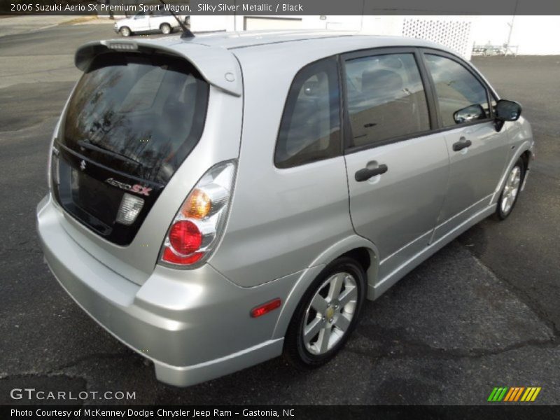 Silky Silver Metallic / Black 2006 Suzuki Aerio SX Premium Sport Wagon