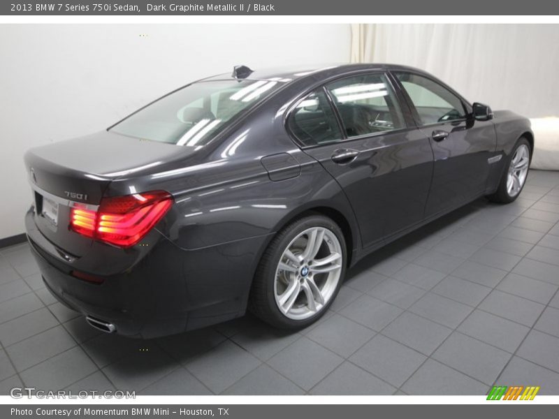Dark Graphite Metallic II / Black 2013 BMW 7 Series 750i Sedan
