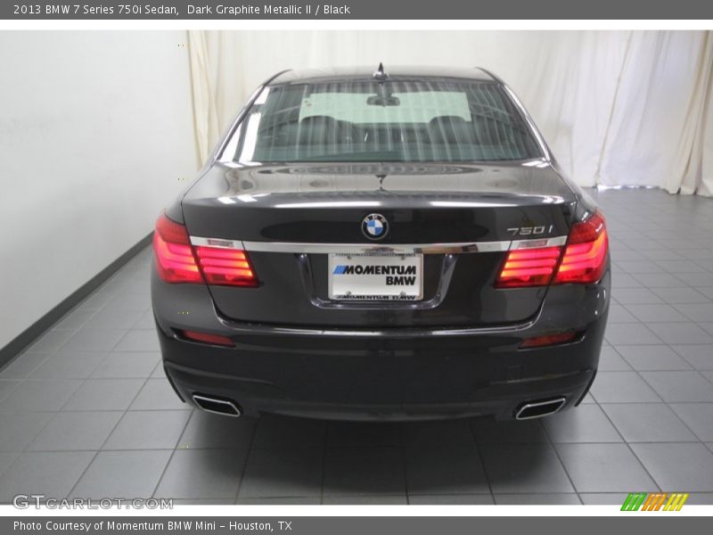 Dark Graphite Metallic II / Black 2013 BMW 7 Series 750i Sedan