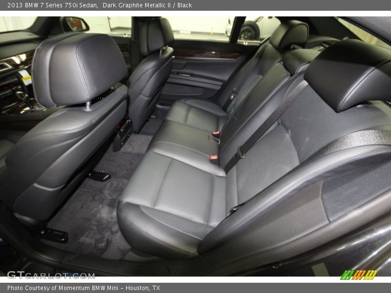 Rear Seat of 2013 7 Series 750i Sedan