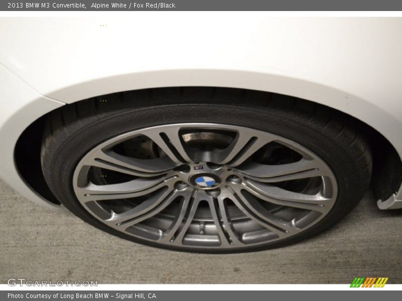 Alpine White / Fox Red/Black 2013 BMW M3 Convertible