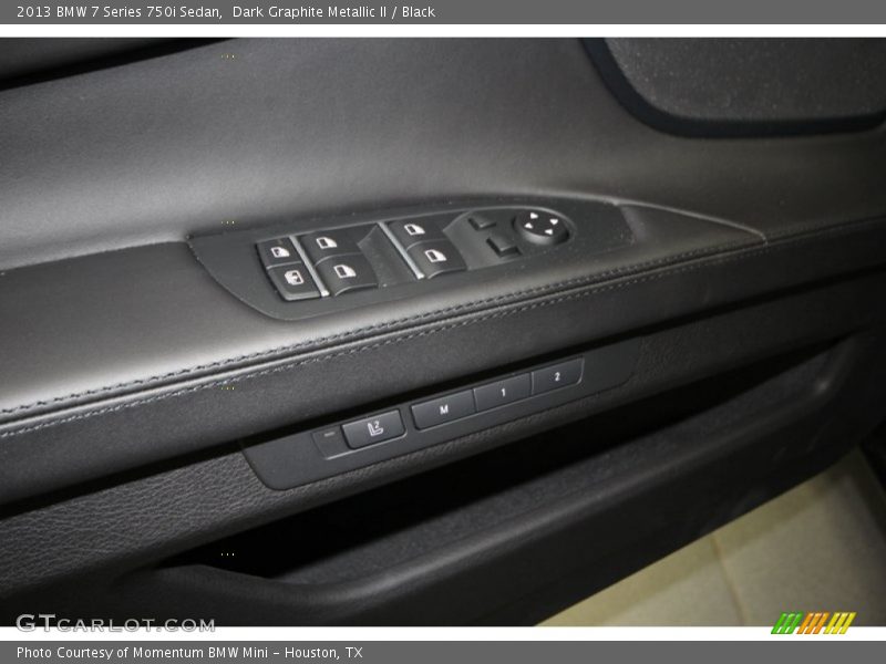 Dark Graphite Metallic II / Black 2013 BMW 7 Series 750i Sedan