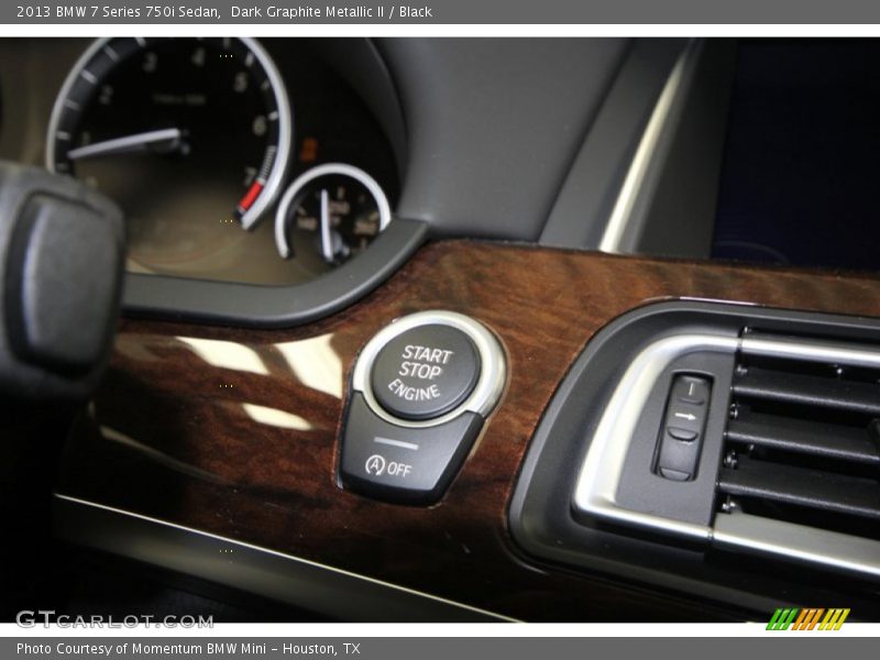 Dark Graphite Metallic II / Black 2013 BMW 7 Series 750i Sedan