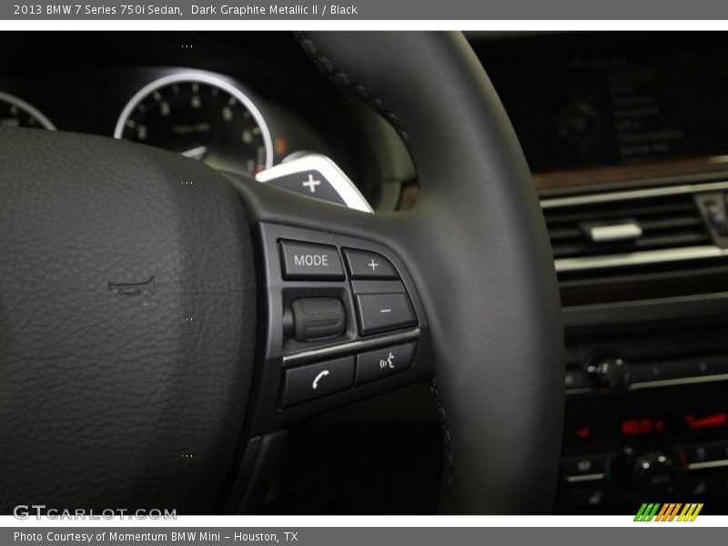 Dark Graphite Metallic II / Black 2013 BMW 7 Series 750i Sedan